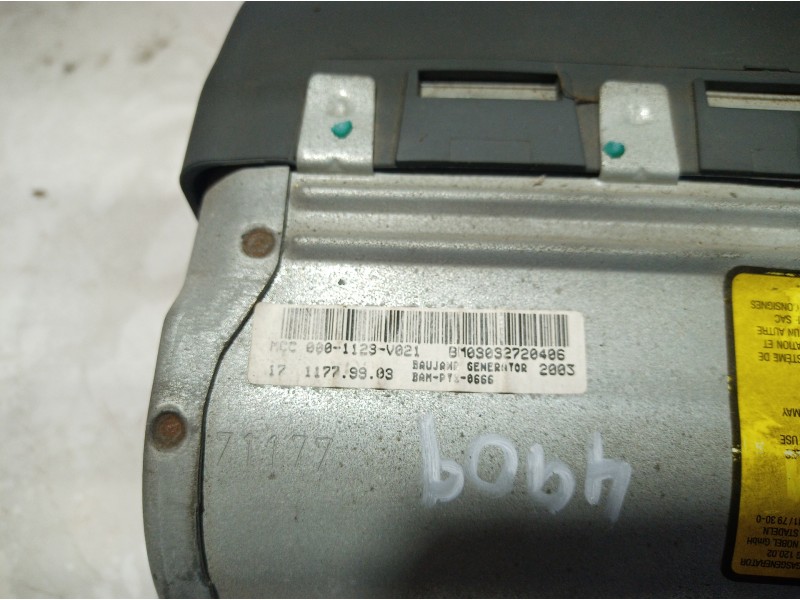 Recambio de airbag delantero derecho para smart coupe básico (45kw) referencia OEM IAM 0001123V021 0001123V021 0001123V021