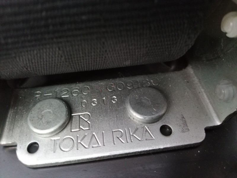 Recambio de cinturon seguridad trasero central para toyota rav 4 (a3) executive referencia OEM IAM G09180 G09180 G09180