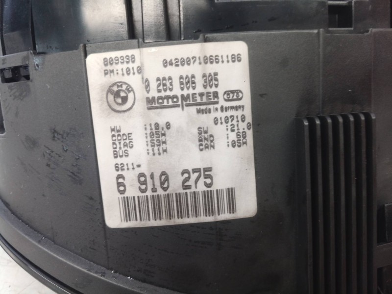 Recambio de cuadro instrumentos para bmw serie 3 compact (e46) 316ti referencia OEM IAM 026366305 026366305 6910275