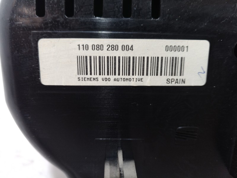 Recambio de cuadro instrumentos para seat altea (5p1) arena referencia OEM IAM 110080280004 110080280004 110080280004