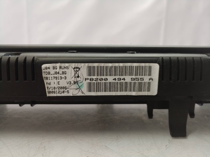 Recambio de cuadro instrumentos para renault scenic ii authentique referencia OEM IAM P8200494955A 8200494955 8200494955