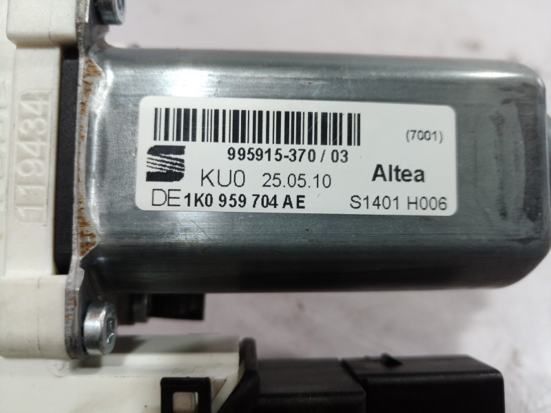 Recambio de motor elevalunas trasero derecho para seat altea (5p1) arena referencia OEM IAM 1K0959704AE 1K0959704 1K0959704