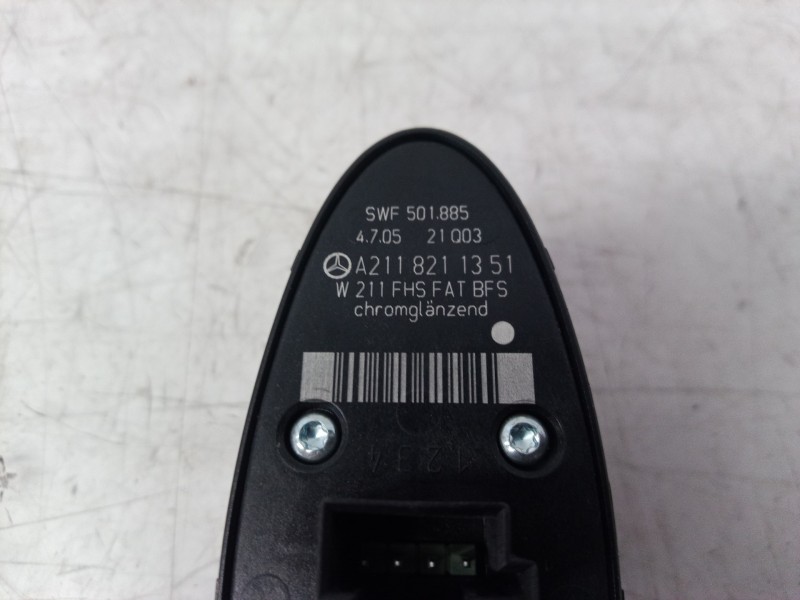 Recambio de mando elevalunas delantero derecho para mercedes-benz clase cls (w219) 500 (219.375) referencia OEM IAM A2118211351 