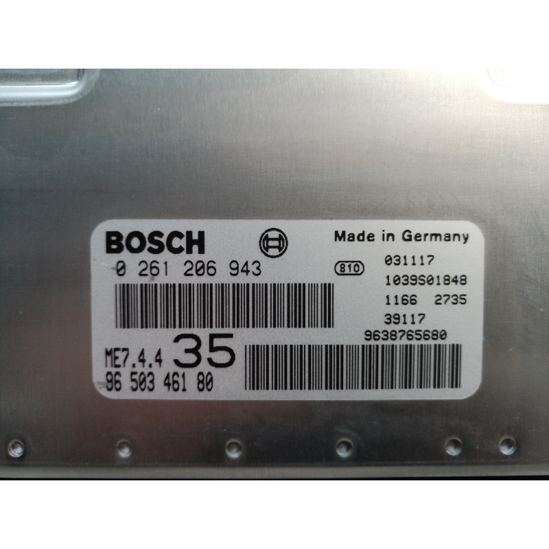 Recambio de centralita motor uce para peugeot 307 break / sw (s1) break xr referencia OEM IAM 9650346180 9650346180 0261206943