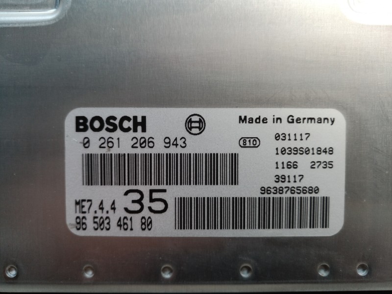 Recambio de centralita motor uce para peugeot 307 break / sw (s1) break xr referencia OEM IAM 9650346180 9650346180 0261206943