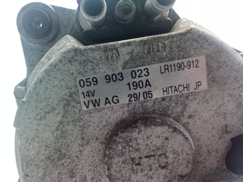 Recambio de alternador para volkswagen touareg (7la) tdi v6 referencia OEM IAM 059903023 059903023 LR1190912