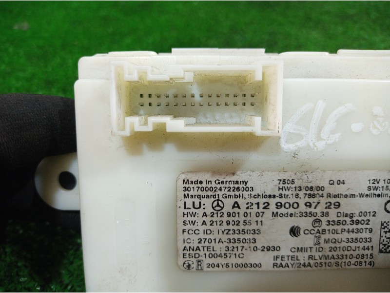 Recambio de modulo electronico para mercedes-benz clase gle (w166) referencia OEM IAM A2129009729 A2129009729 A2129009729