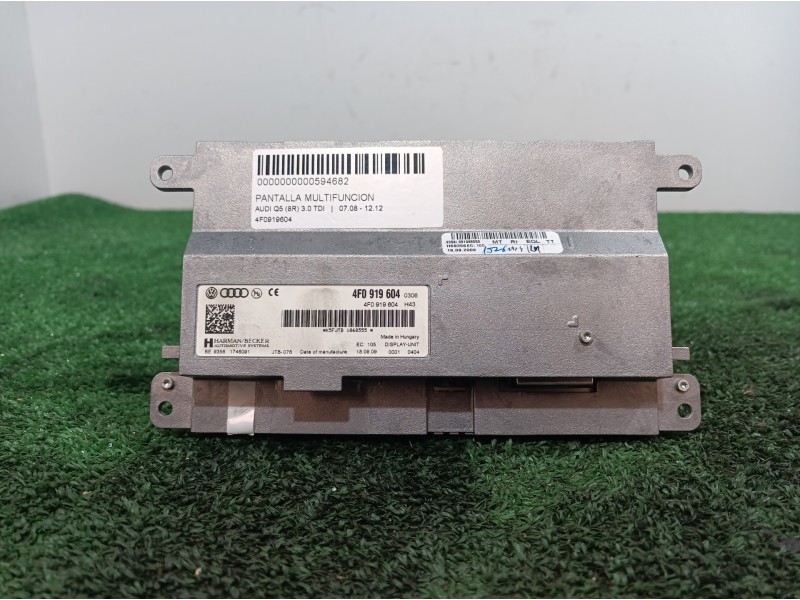 Recambio de pantalla multifuncion para audi q5 (8r) 3.0 tdi referencia OEM IAM 4F0919604 4F0919604 93561746091