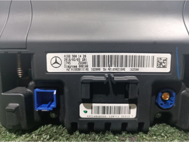 Recambio de pantalla multifuncion para mercedes-benz clase gle (w166) referencia OEM IAM A1669001420 A1669001420 A1669001420