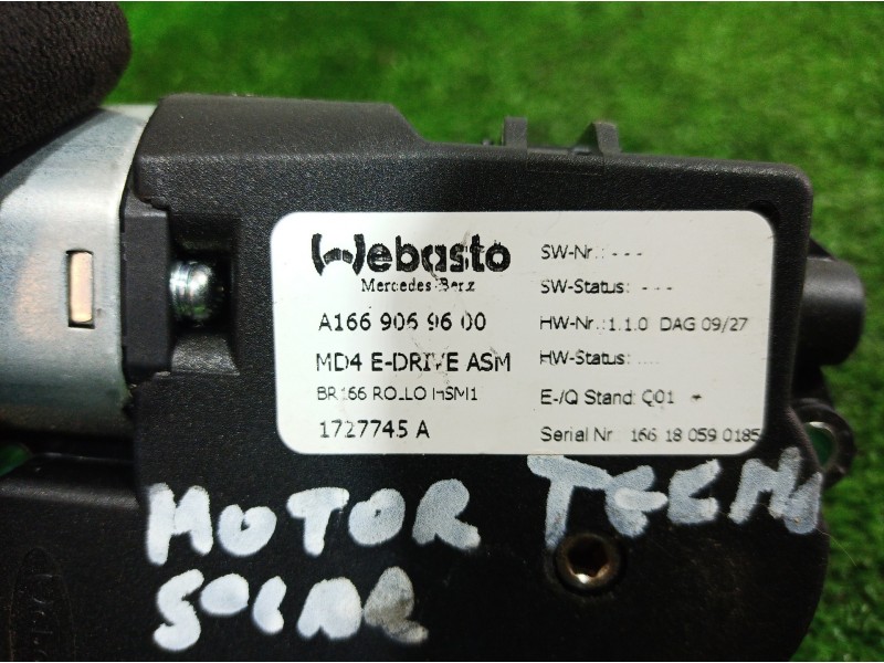 Recambio de motor techo electrico para mercedes-benz clase gle (w166) referencia OEM IAM A1669069600 A1669069600 A1669069600