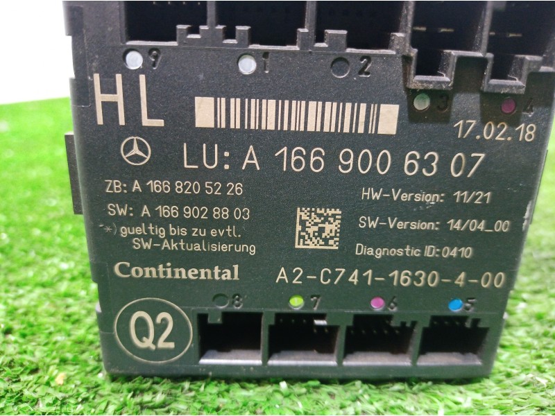 Recambio de modulo electronico para mercedes-benz clase gle (w166) referencia OEM IAM A1669006307 A1669006307 A1669006307