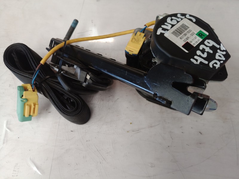 Recambio de cinturon seguridad delantero derecho para volkswagen touareg (7la) tdi v6 referencia OEM IAM 601391500 601391500 601