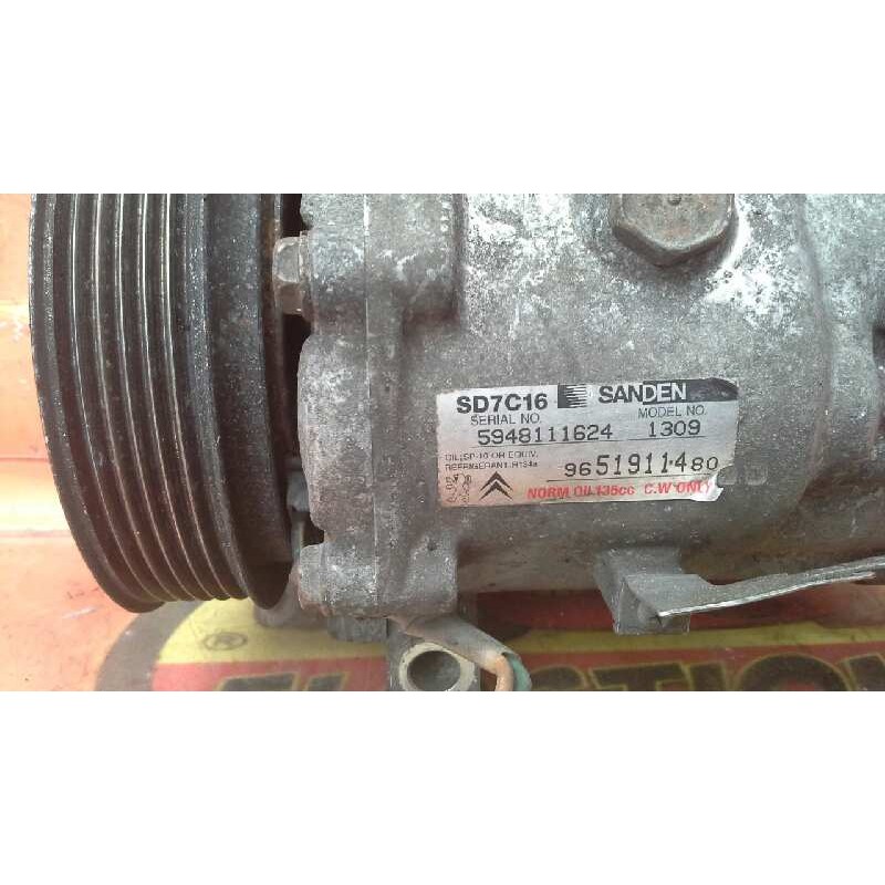 Recambio de compresor aire acondicionado para citroën c4 grand picasso exclusive referencia OEM IAM 9651911480 5948111624 965191