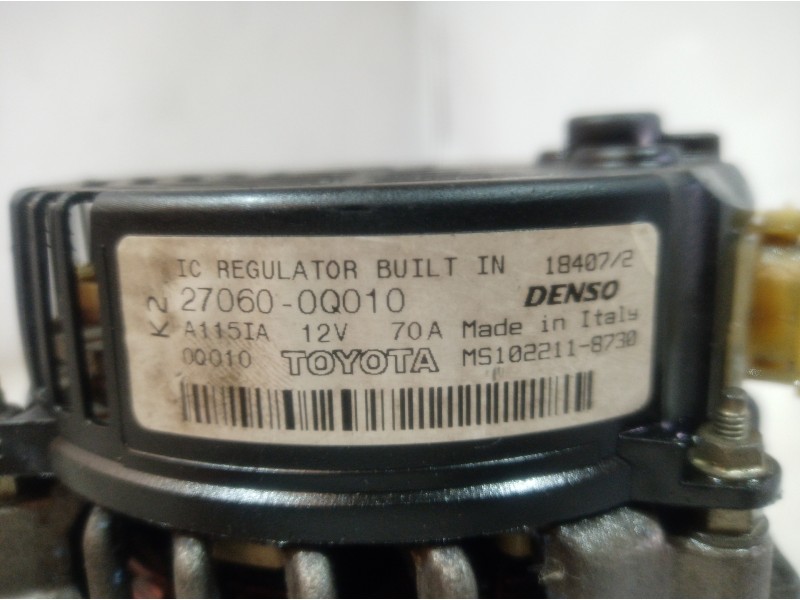 Recambio de alternador para peugeot 107 básico referencia OEM IAM 270600Q010 270600Q010 270600Q010