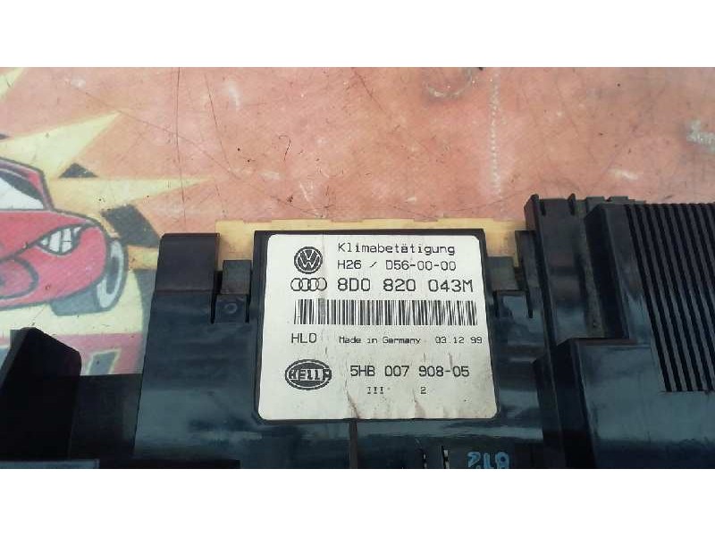 Recambio de mando climatizador para audi a4 berlina (b5) referencia OEM IAM 8D0820043M  