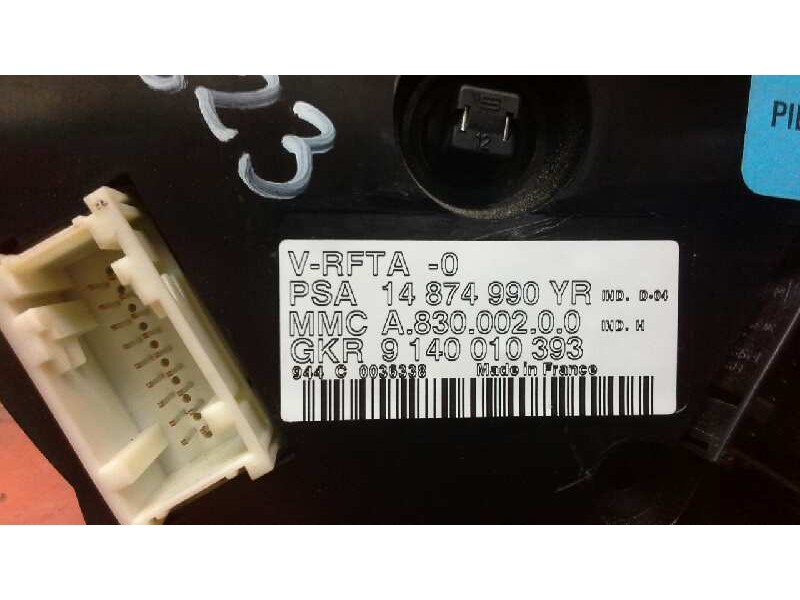 Recambio de mando climatizador para peugeot 807 sv referencia OEM IAM 14874990YR 14874990YR 14874990YR Recambio de mando climatizador para peugeot 807 sv referencia OEM IAM 14874990YR 14874990YR 14874990YR