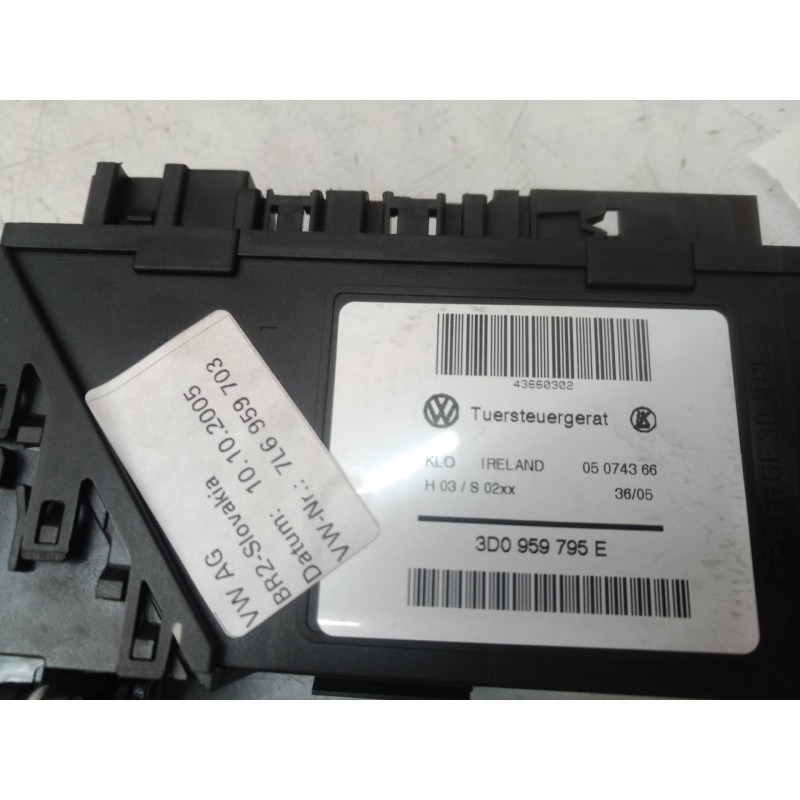 Recambio de motor elevalunas trasero izquierdo para volkswagen touareg (7la) tdi v6 referencia OEM IAM 3D0959795E 3D0959795E 7L6