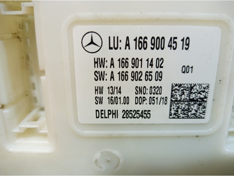 Recambio de modulo electronico para mercedes-benz clase gle (w166) referencia OEM IAM A1669011402 A1669011402 A1669026509