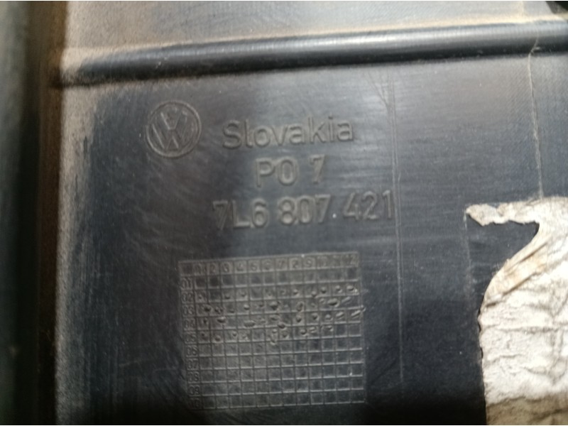 Recambio de paragolpes trasero para volkswagen touareg (7la) tdi v6 referencia OEM IAM 7L6807421 7L6807421 7L6807421