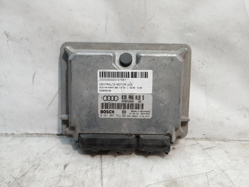 Recambio de centralita motor uce para audi a4 avant (b5) 1.9 tdi referencia OEM IAM 038906018S 0281001721 