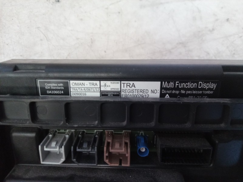 Recambio de pantalla multifuncion para renault kangoo ii break referencia OEM IAM 0355149666 0355149666 259156761