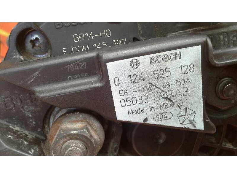 Recambio de alternador para jeep patriot limited referencia OEM IAM 0124525128 0124525128 0124525128
