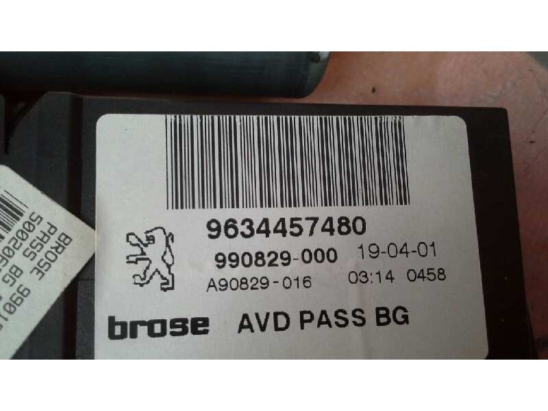 Recambio de elevalunas delantero derecho para peugeot 307 (s1) xr referencia OEM IAM 9634457480  