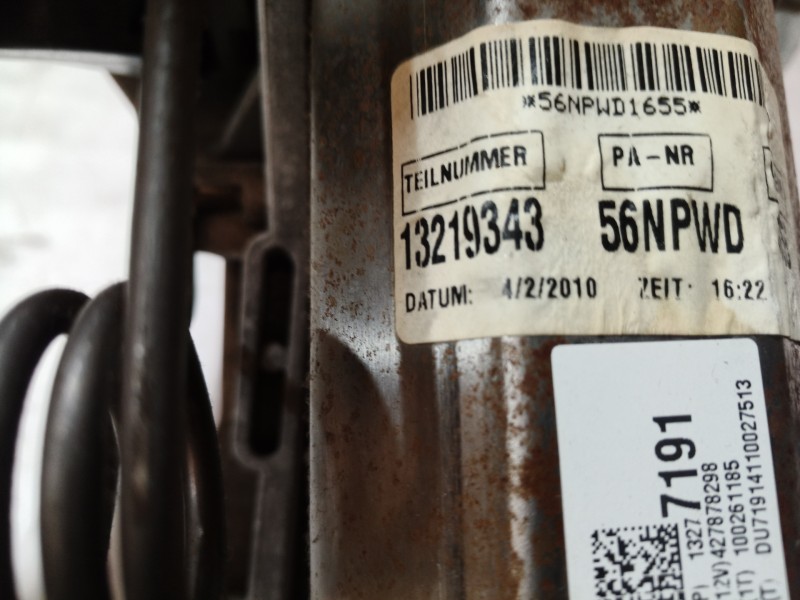 Recambio de columna direccion para opel insignia sports tourer cosmo referencia OEM IAM 13219343 13219343 13219343