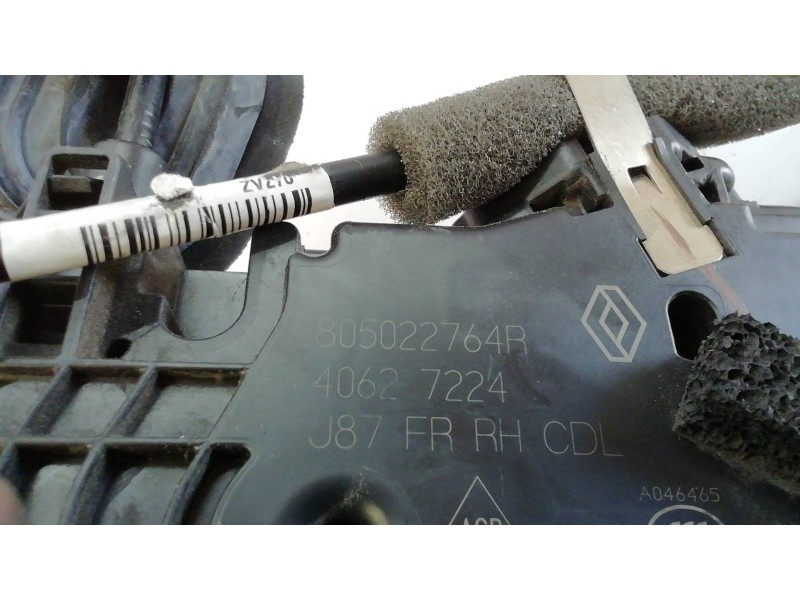 Recambio de cerradura puerta delantera derecha para renault captur helly hansen referencia OEM IAM 805022764R 805022764 80502276