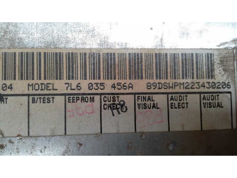 Recambio de amplificador audio para volkswagen touareg (7la) tdi v10 referencia OEM IAM 7L6035456A  