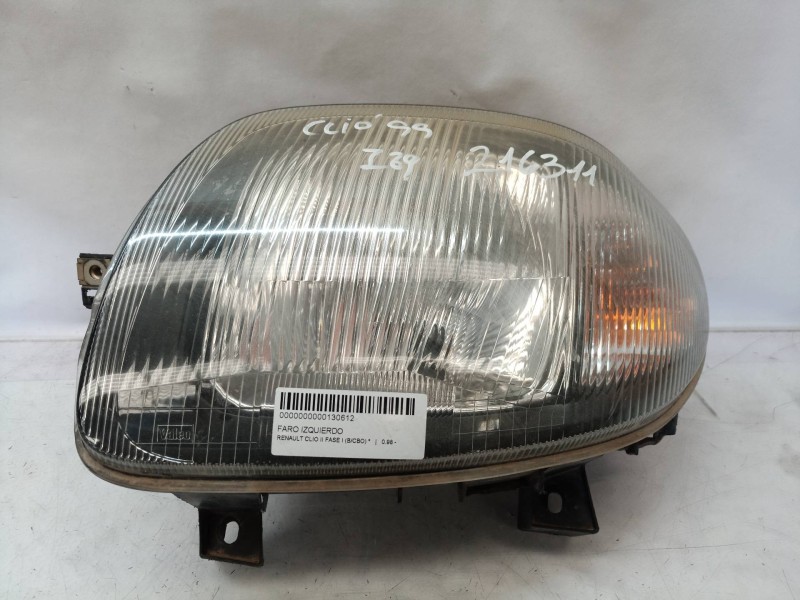 Recambio de faro izquierdo para renault clio ii fase i (b/cbo) referencia OEM IAM 7701697617 7701697617 7701697617