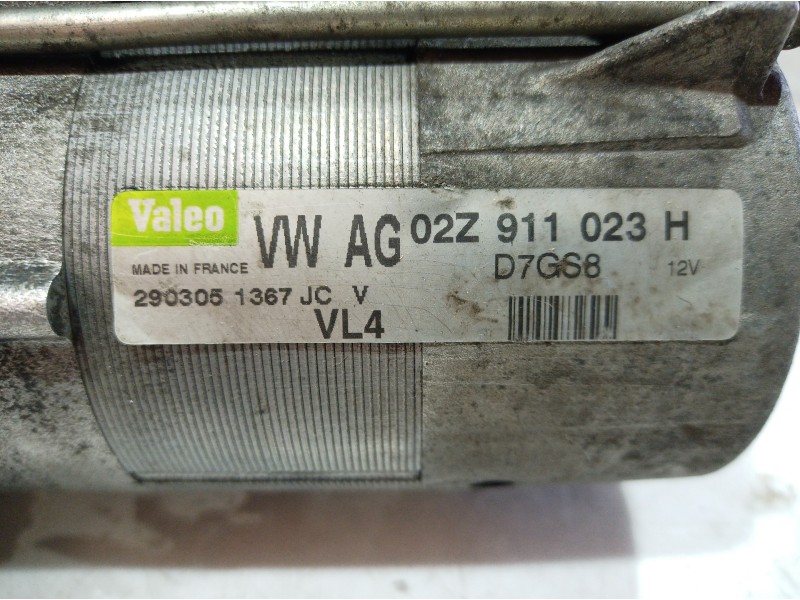 Recambio de motor arranque para seat altea (5p1) hot referencia OEM IAM 02Z911023H 02Z911023H 02Z911023