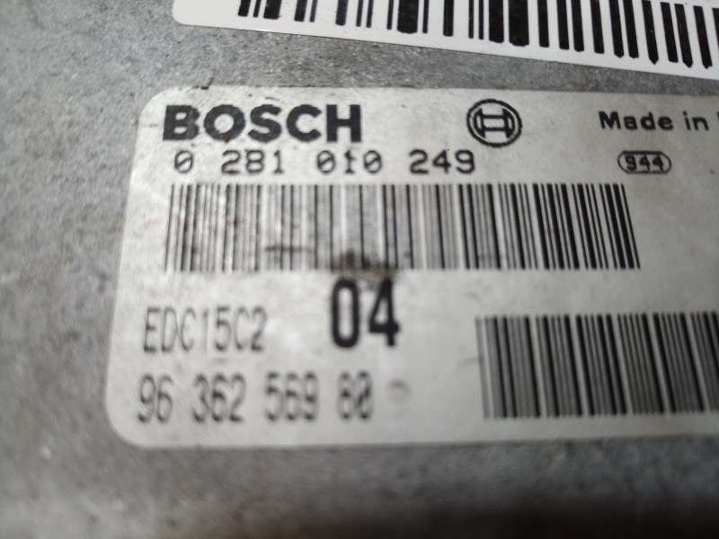Recambio de centralita motor uce para peugeot 306 berlina 3/4/5 puertas (s2) boulebard referencia OEM IAM 0281010249 0281010249 