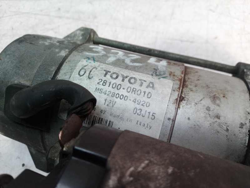 Recambio de motor arranque para toyota auris luna referencia OEM IAM 281000R010 281000R010 281000R010