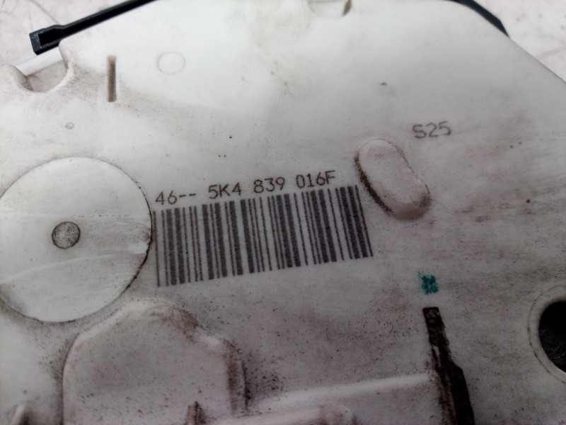 Recambio de cerradura puerta trasera derecha para volkswagen polo (6r1) advance referencia OEM IAM 5K4839016F 5K4839016F 5K48390