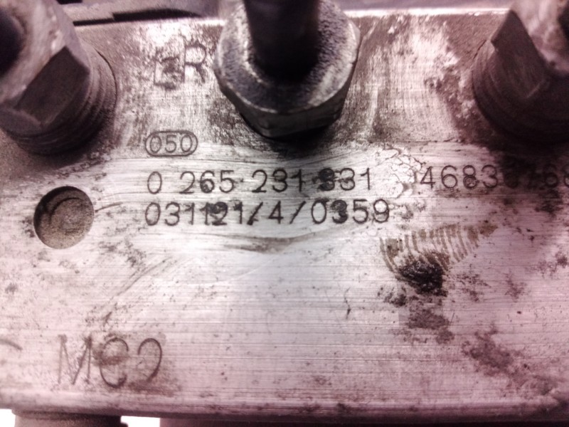 Recambio de abs para fiat punto berlina (188) 1.2 8v active referencia OEM IAM 0265231331 0265231331 0265231331