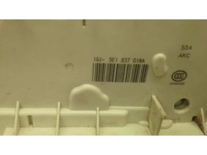 Recambio de cerradura puerta delantera derecha para seat toledo (kg3) style referencia OEM IAM 5E1837016A 5E1837016A 5E1837016