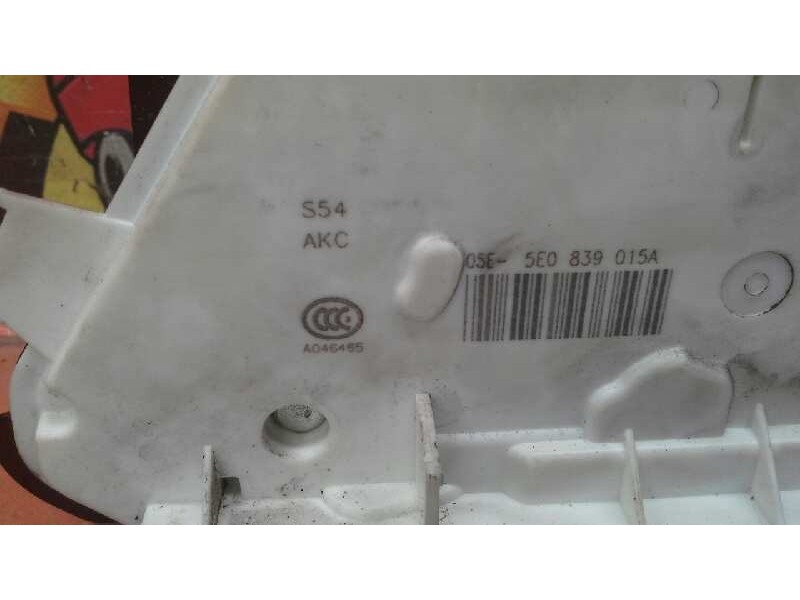 Recambio de cerradura puerta trasera izquierda para seat toledo (kg3) style referencia OEM IAM 5E0839015A 5E0839015A 5E0839015A