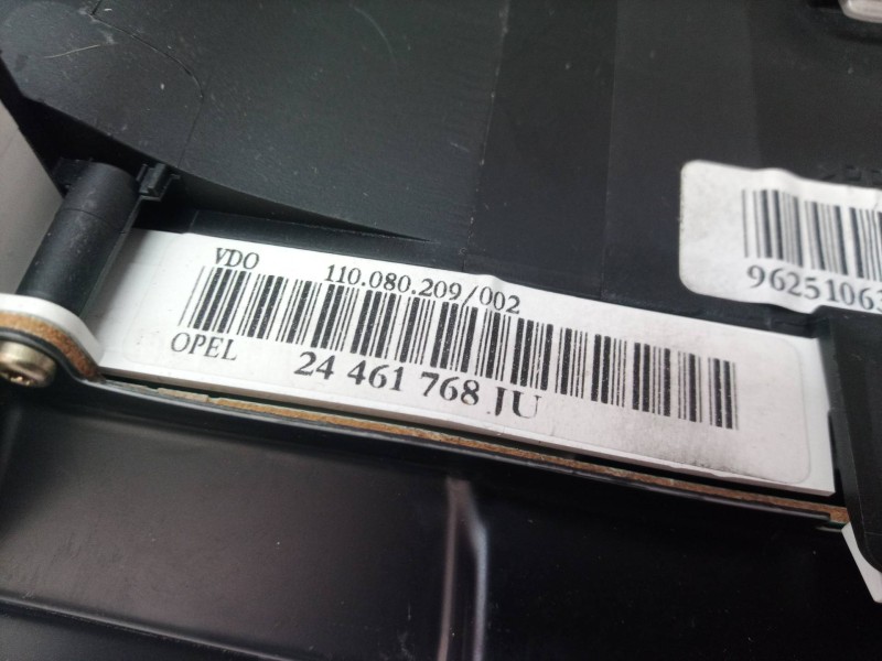 Recambio de cuadro instrumentos para opel zafira a comfort referencia OEM IAM 24461768 24461768 24461768