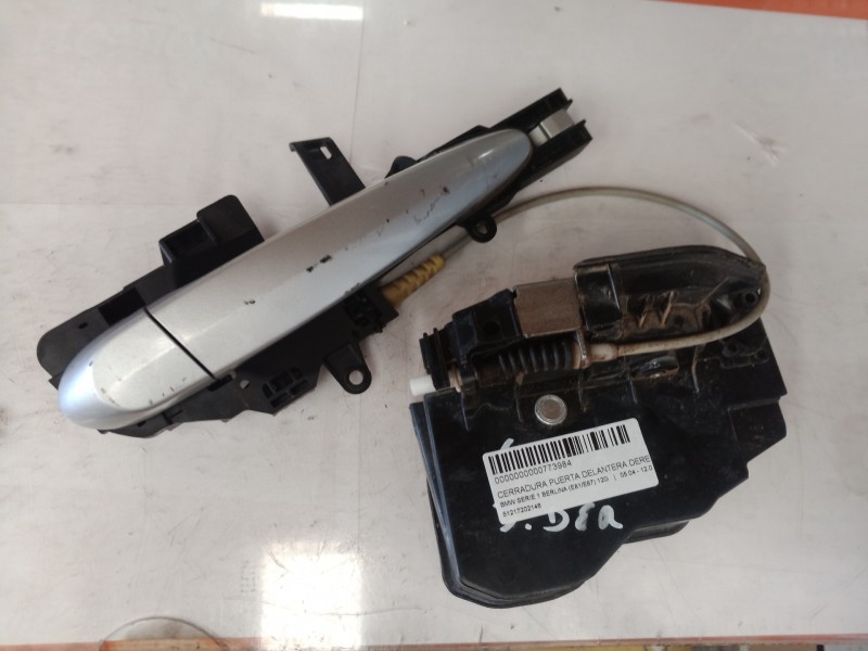Recambio de cerradura puerta delantera derecha para bmw serie 1 berlina (e81/e87) 120i referencia OEM IAM 51217202146 5121720214