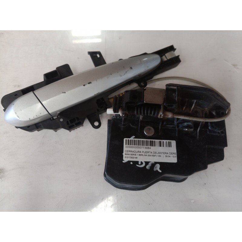Recambio de cerradura puerta delantera derecha para bmw serie 1 berlina (e81/e87) 120i referencia OEM IAM 51217202146 5121720214