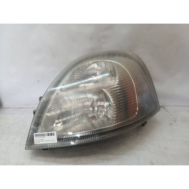 Recambio de faro izquierdo para opel movano (2004 =>) furgón corto l1h1 3.5t referencia OEM IAM 8200163516 8200163516 8200163516