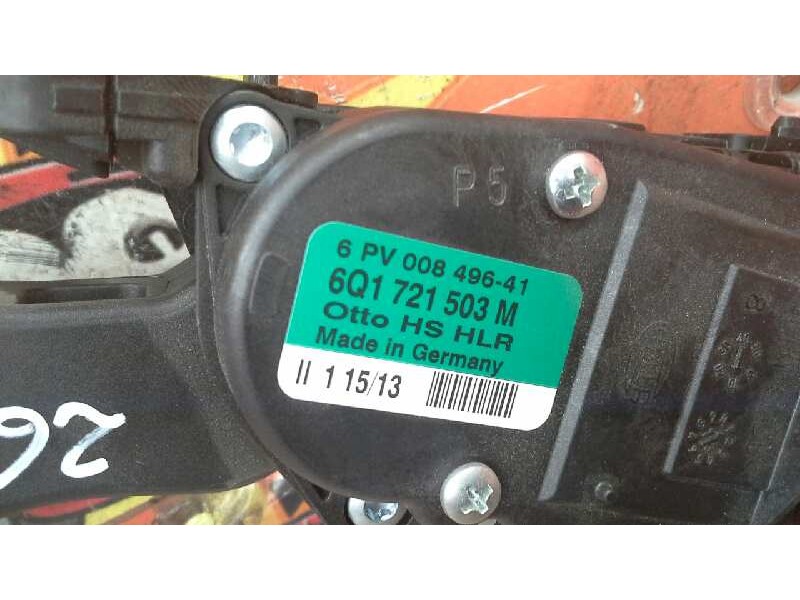 Recambio de pedal acelerador para volkswagen polo (6r1) advance referencia OEM IAM 6Q1721503M 6Q1721503M 6Q1721503