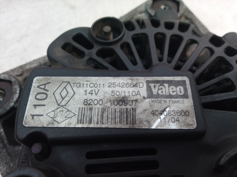 Recambio de alternador para nissan micra (k12e) acenta referencia OEM IAM 8200100907 8200100907 8200100907