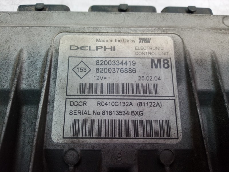 Recambio de centralita motor uce para nissan micra (k12e) acenta referencia OEM IAM 23710AY91A 8200334419 8200376886