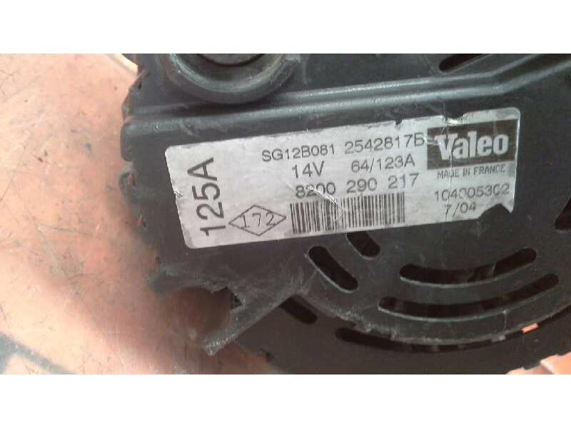 Recambio de alternador para renault trafic caja cerrada (ab 4.01) referencia OEM IAM 8200290217  
