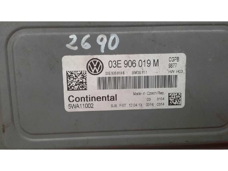 Recambio de centralita motor uce para volkswagen polo (6r1) advance referencia OEM IAM 03E906019M 03E906019 03E906019M