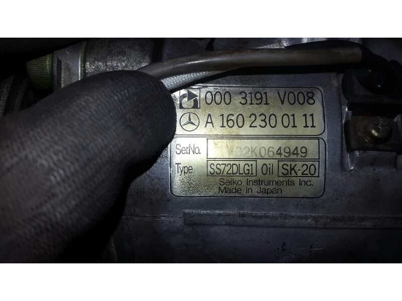 Recambio de compresor aire acondicionado para smart roadster roadster (60kw) (452.434) referencia OEM IAM A1602300111 0003191V00