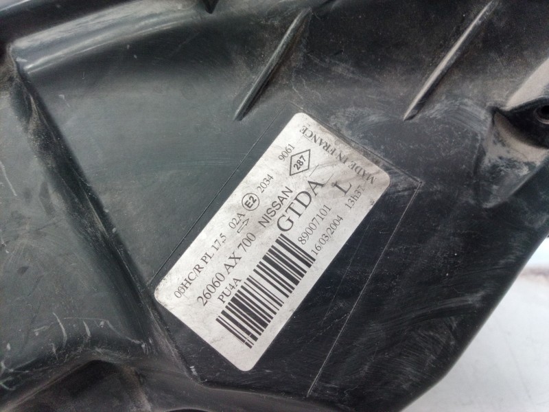 Recambio de faro derecho para nissan micra (k12e) acenta referencia OEM IAM 26010AX700 26010AX700 26010AX700