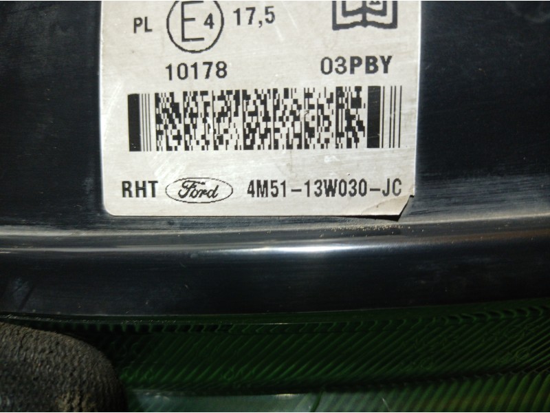 Recambio de faro izquierdo para ford focus berlina (cap) ambiente (d) referencia OEM IAM 4M5113W030JC 4M5113W030JC 4M5113W030JC